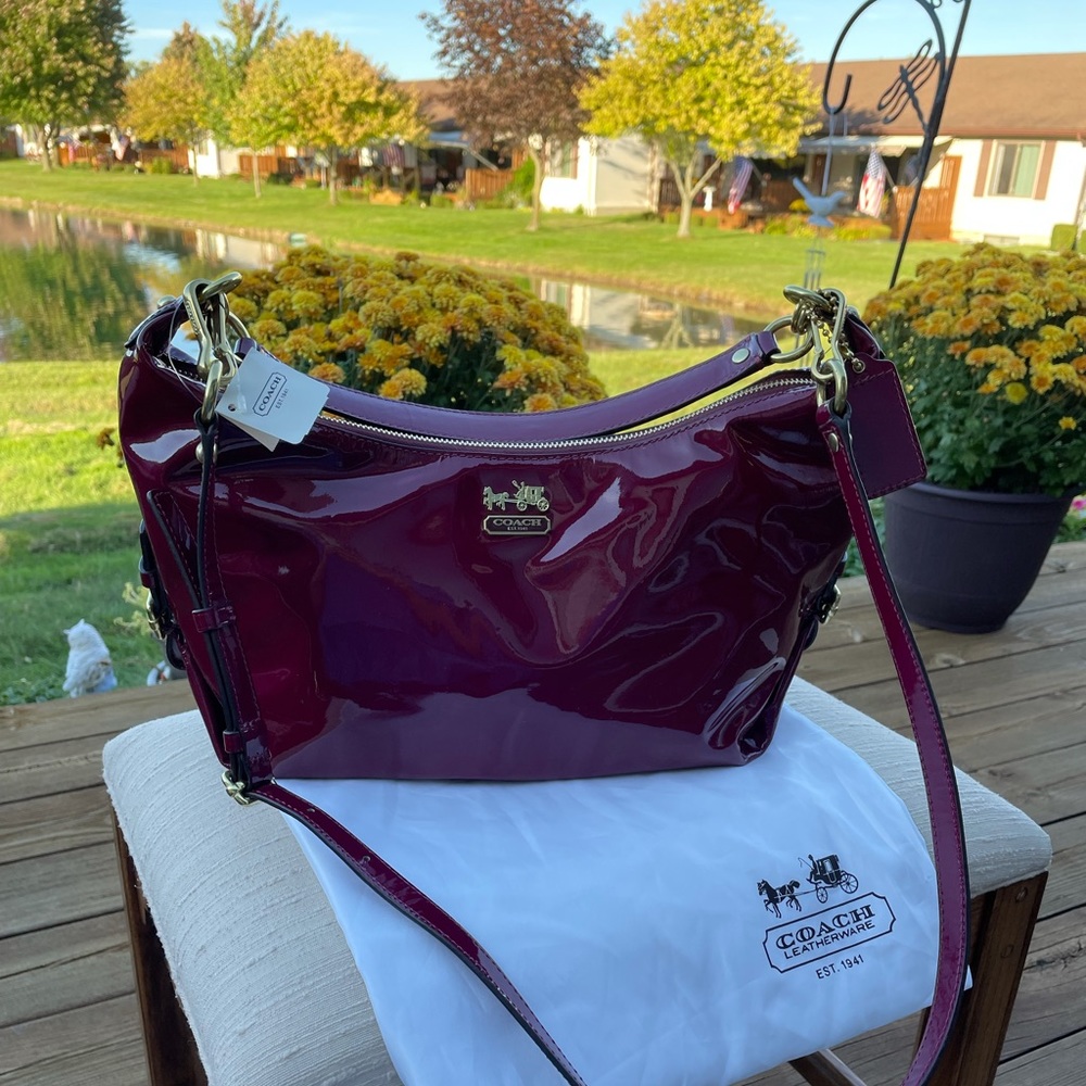 Plum Coach purse